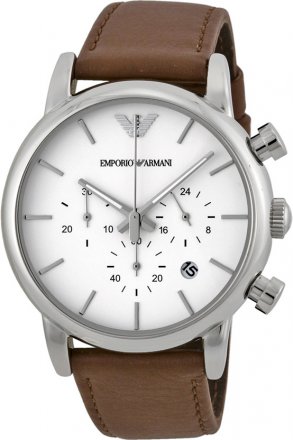 Emporio Armani Men's Classic Analog Display Analog Quartz Brown Watch AR1846