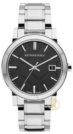 BURBERRY Black Dial Stainless Steel BU9001
