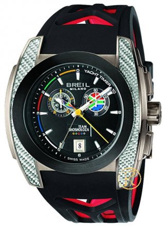 BREIL Mediterraneo Shosholoza Black Leather Strap BW0479
