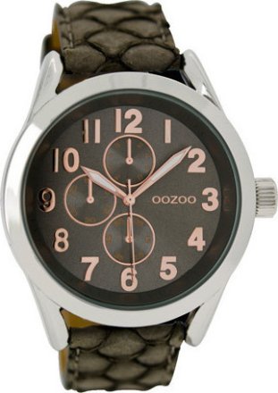 OOZOO Timepieces Brown Leather Strap C6532
