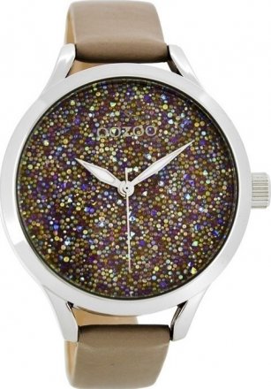 OOZOO Timepieces Brown Leather Strap C8647