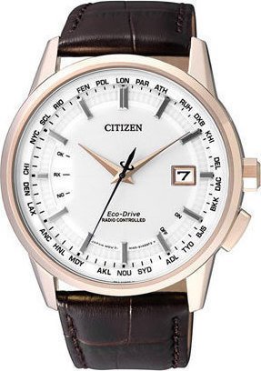 Citizen Eco-Drive Radio Controlled Brown Leather Strap CB0153-21A