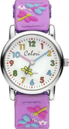 COLORI Kids Purple Rubber Strap CLK066