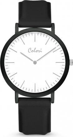 COLORI Black Rubber Strap COL578