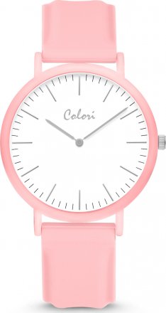 COLORI Light Pink Rubber Strap COL585