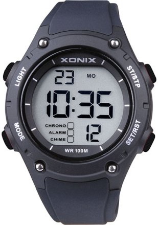 XONIX DAZ-006 Black Rubber Strap