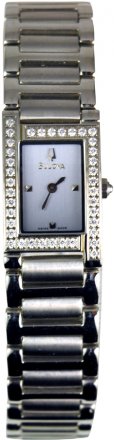 Bulova Diamonds Stainless Steel Bracelet a38x