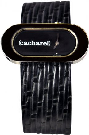 Cacharel Black Leather Strap CW5101NZT