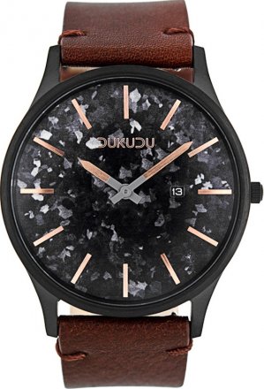 DUKUDU lars Brown Leather Strap DU-011