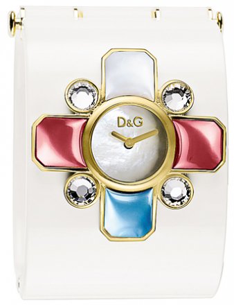 D&G Eden Roc White Crystal Ladies DW0434