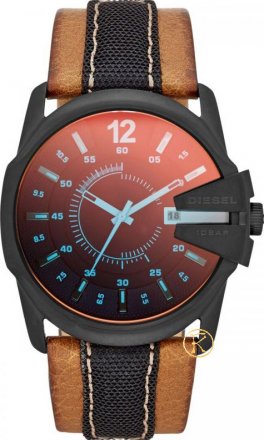 DIESEL Master Chief Brown Leather Strap DZ1600