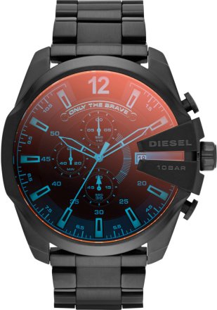 DIESEL Chrono Black Stainless Steel Bracelet DZ4318