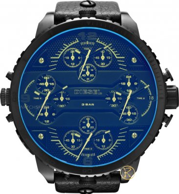DIESEL Grand Daddy Limited Edition Black Leather Strap DZ7262
