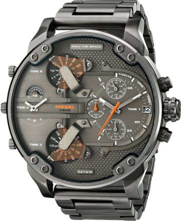 DIESEL Μr Daddy 2 Black Stainless Steel Bracelet DZ7315