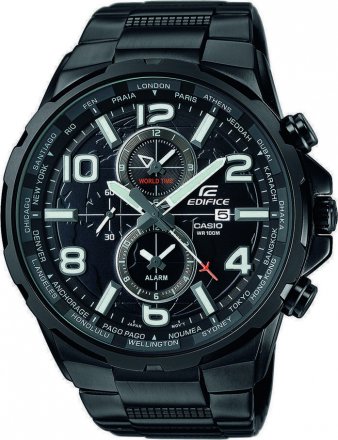 Casio Edifice Black Stainless Steel Bracelet EFR-302BK-1AVUEF