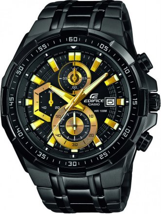 CASIO Edifice Black Stainless Steel Bracelet EFR-539BK-1AVUEF
