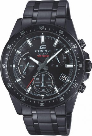 CASIO Edifice Black Stainless Steel Chronograph EFV-540DC-1AVUEF