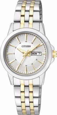 Citizen Eco-Drive Two Tone Stainless Steel Bracelet EQ0608-55A