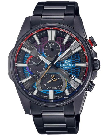 CASIO Edifice Tough Solar Dual Time Chronograph Black EQB-1200HG-1AER