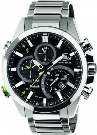 CASIO Edifice Bluetooth Smartwatch Stainless Steel Bracelet EQB-500D-1AER