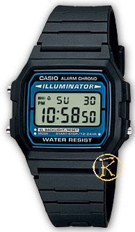 Casio Casual Mens Watch F-105W-1A