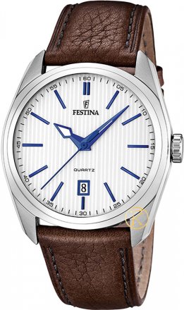 FESTINA Μens Brown Leather Strap F16777/2