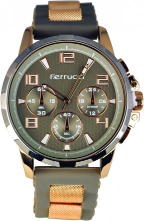 Ferrucci Chaki Rubber Strap FC1360.05
