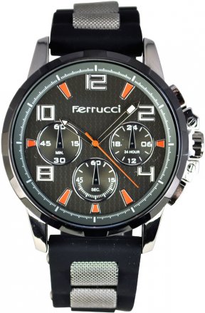 Ferrucci Black Rubber Strap FC1360.08