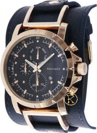 Ferrucci BlueLeather Strap FC2437.08