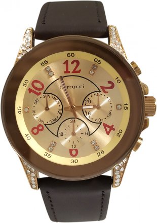 Ferrucci Brown Leather Strap FC3046M.04-1