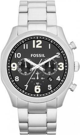 Fossil Men's Foreman Analog Display Analog Quartz Silver Watch FS4862