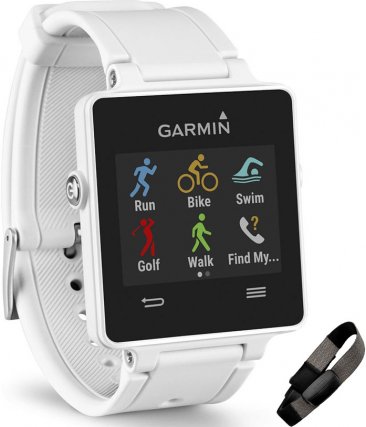 GARMIN Vivoactive Bundle White Rubber Strap GA-010-01297-11