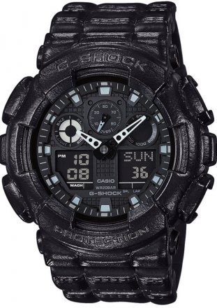 CASIO G-Shock Black Rubber Strap GA-110BT-1AER