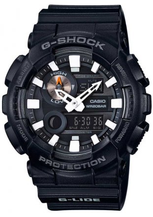 CASIO G-Shock Black Rubber Strap GAX-100B-1AER