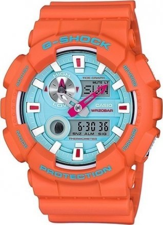 CASIO G-Shock & In4mation Orange Rubber Strap GAX-100X-4AER