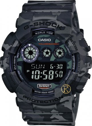 Casio Mens G-shock Full Camouflage Watch GD-120CM-8ER