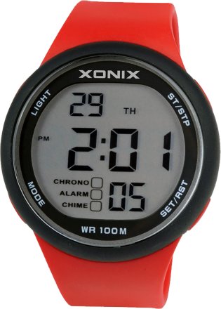 XONIX GJB-A01 Red Rubber Strap
