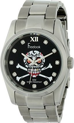 Freelook Men's Viceroy Skull Black Dial HA5304-1C