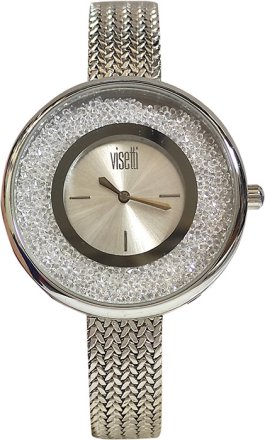 VISETTI Fashionista Crystals Stainless Steel Bracelet PE-480SS
