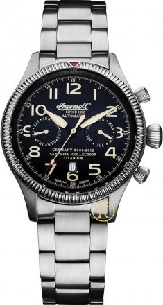 Ingersoll Charboneau Automatic Limited Edition Titanium Bracelet IN1630TBKM