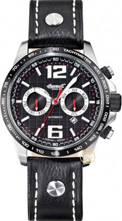 INGERSOLL Automatic Arkansas Black Leather Strap IN1816BK
