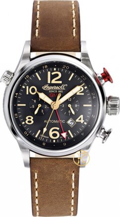Ingersoll Lawrence Automatic Brown Leather Strap IN3218BK