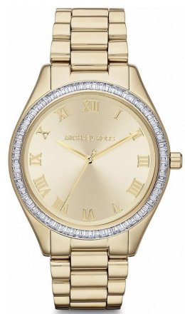 Michael Kors Blake Champagne Dial Gold-tone Stainless Steel Bracelet MK3244