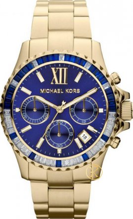 Michael Kors Watch Women's Chronograph Gold-Tone Stainless Steel Bracelet MK5754