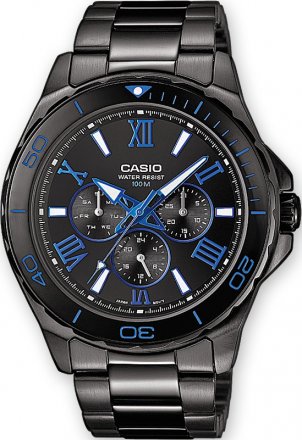 CASIO Collection Stainless Steel Bracelet MTD-1075BK-1A2VEF