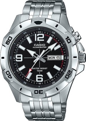 Casio Stainless Steel Bracelet MTD-1082D-1AVDF