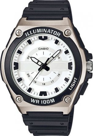 CASIO Collection Black Rubber Strap MWC-100H-7AVEF