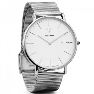 NICK CABANA Boheme Silver Stainless Steel Bracelet NC006