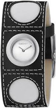 DKNY Black Leather Strap NY3261