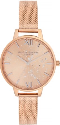 Olivia Burton Celestial Rose Gold Stainless Steel Bracelet OB16GD12